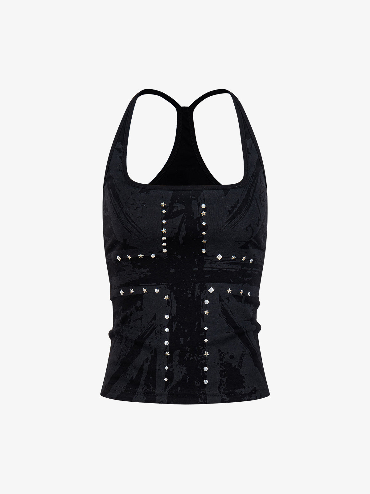 Top sin manga Racerback