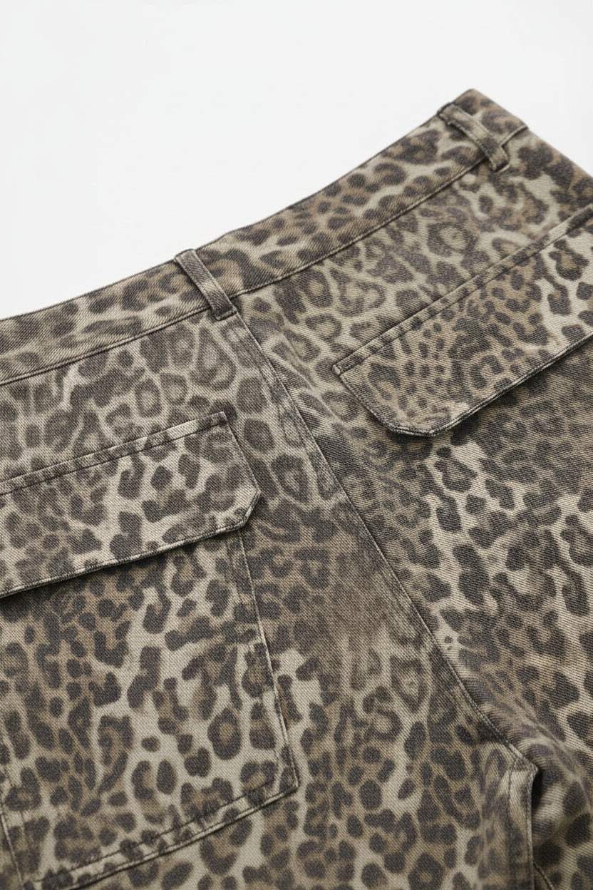 Short Vintage Leopardo