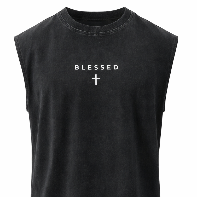 Camiseta Blessed sin mangas