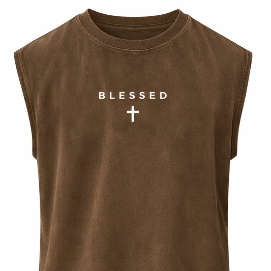 Camiseta Blessed sin mangas
