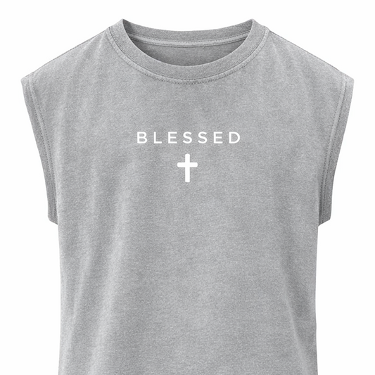 Camiseta Blessed sin mangas