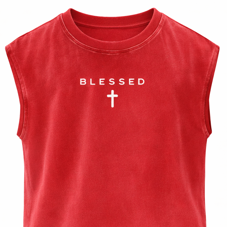 Camiseta Blessed sin mangas
