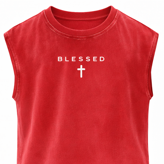 Camiseta Blessed sin mangas