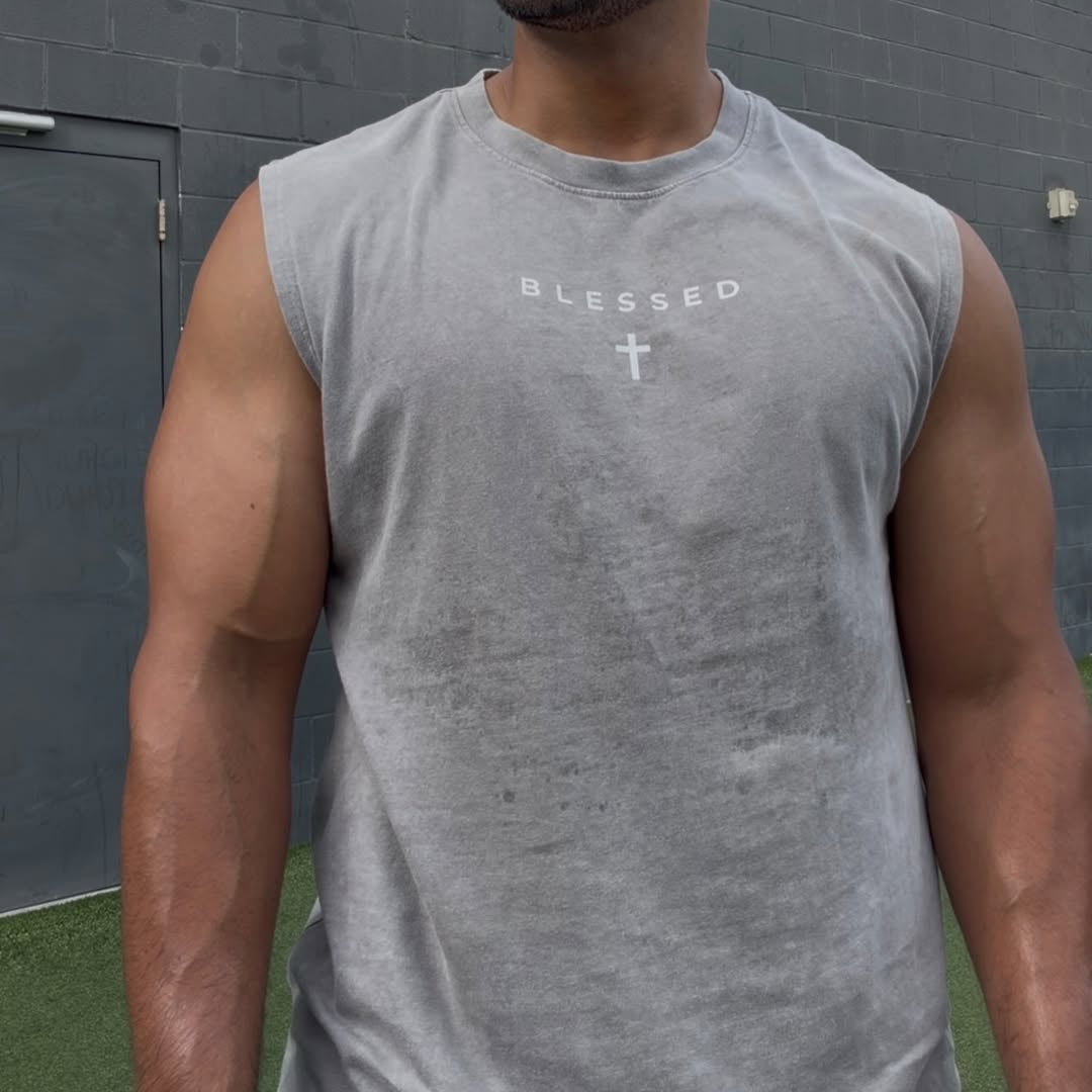 Camiseta Blessed sin mangas